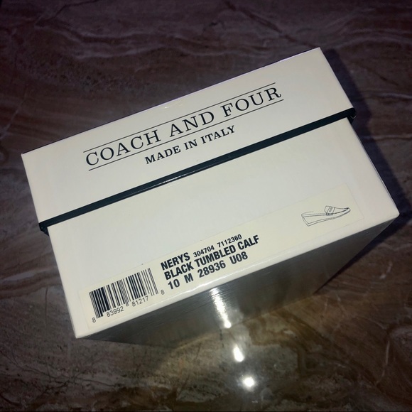 NIB Coach and Four Nerys Leather Loafer / Black 10 - Picture 8 of 9